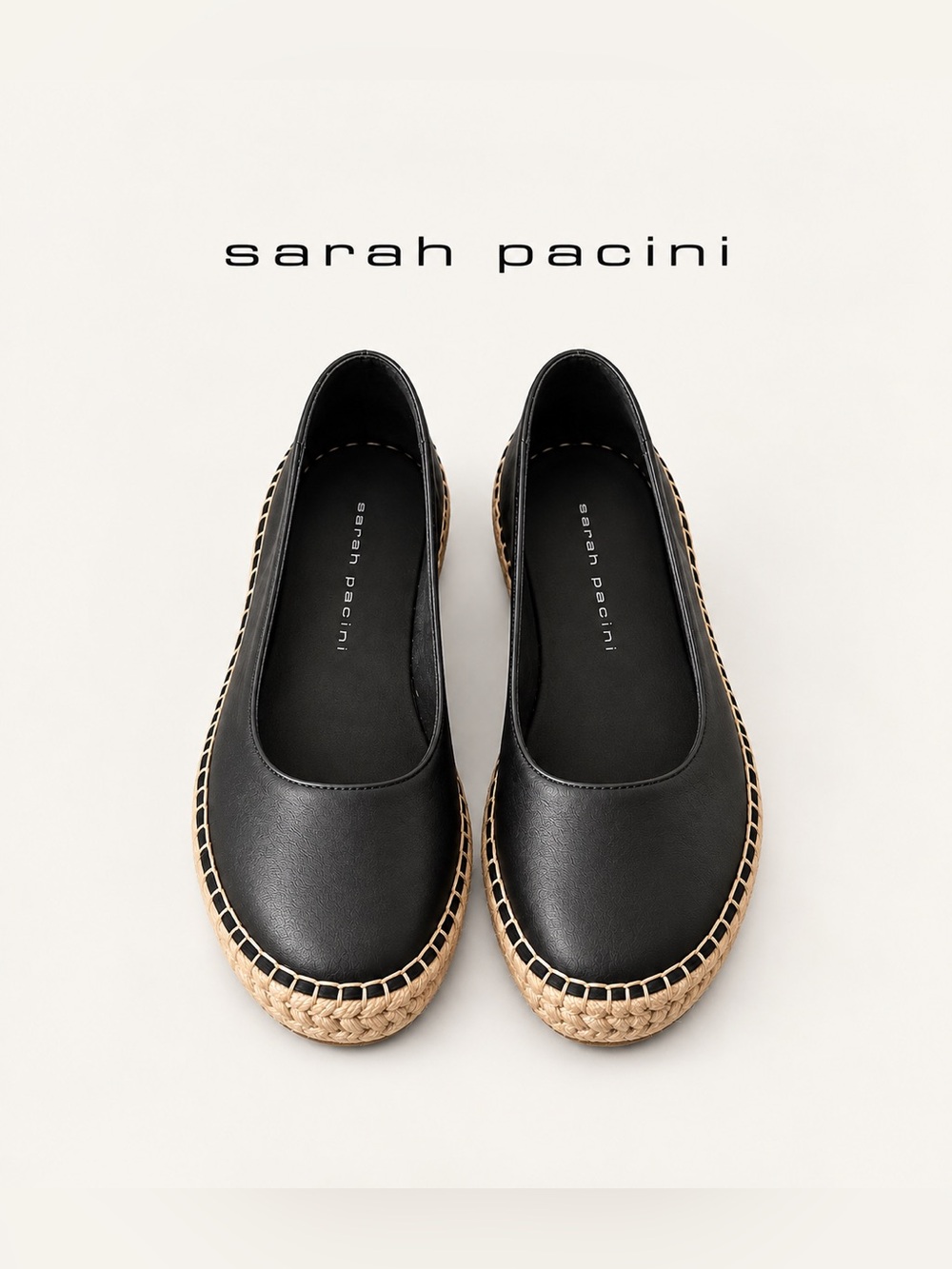 SARAH PACINI 🏛️ | THE MODERN ESPADRILLE BALLET FLAT - Picture 1 of 1